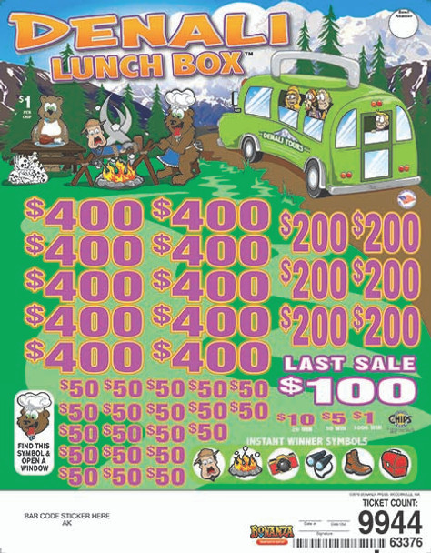 Denali Lunch Box Big Pic Chip $1 10@$400 $1B 23% 9944 LS