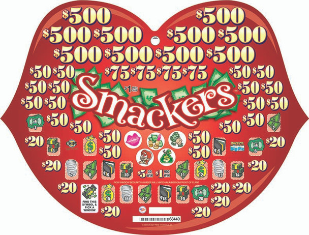 Smackers Big Pic Chip $1 10@$500 $1B 24% 9944