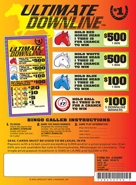 Ultimate Downline 5W $1 2@$500 $1B 30% 2460