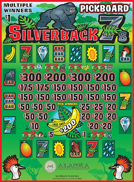 Silverback 7's PK 3W $1 18@$150 (2@$300) $1B 20% 5320 LS