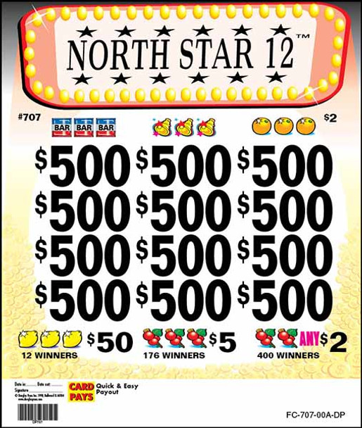 North Star 12 5W $2 12@$500 $2B 14% 4800