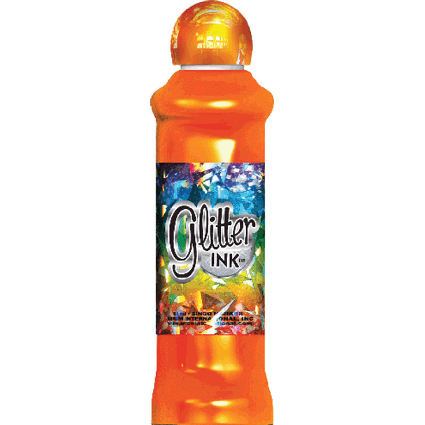 Glitter Ink 3.0 Oz Orange Dz