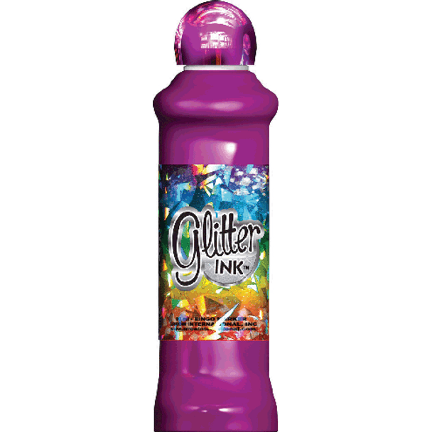 Glitter Ink 3.0 Oz Purple Dz