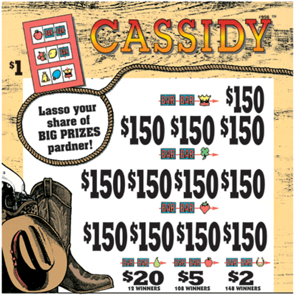 Cassidy 3W $1 12@$150 $2B 27% 3948
