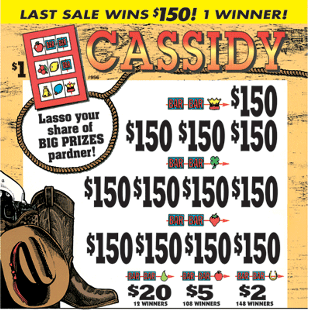 Cassidy 3W $1 12@$150 $2B 23% 3948 LS