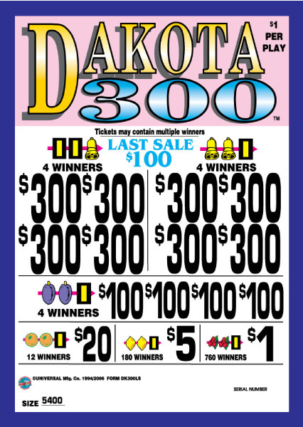 Dakota 300 3W $1 8@$300 $1B 11% 5400 LS