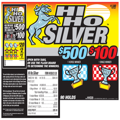 Hi Ho Silver Verifier 5W $1 1@$500 $1B 27% 945
