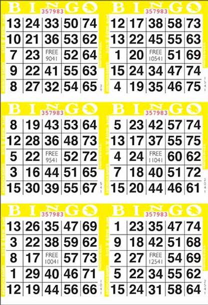 American 6 ON V 1 UP L 9-18000 B YELLOW