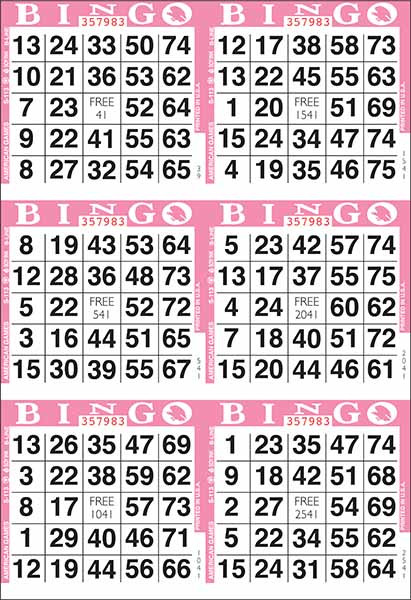 American 6 ON V 1 UP L 1-9000 B PINK