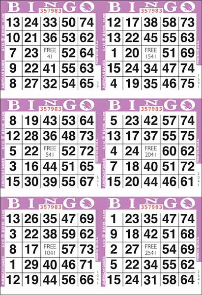 American 6 ON V 1 UP L 1-9000 B PURPLE