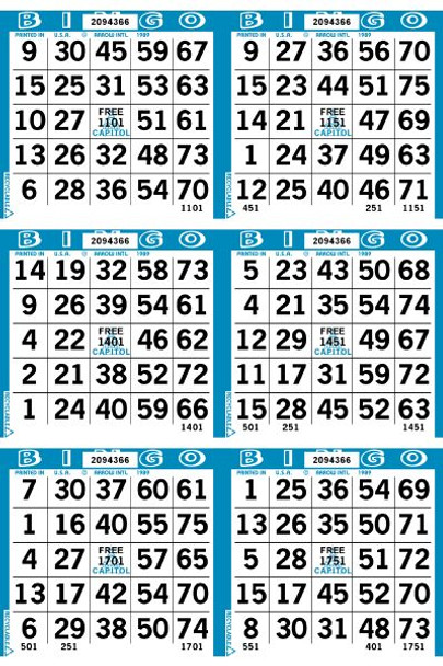 Capitol 6 ON V 20 UP CB 36-45000 SPEC 5 BX/SET A (Bl, Or, Gr, Ye, Pi, Gry, Ol, Re, Pu, Br, BlT, OrT, GrT, YeT, PiT, Wht, PuT, Aq BP, Li BP, BrT)