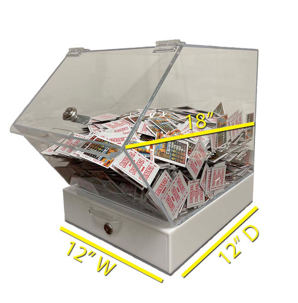 Colman Quik Draw 12x12x18 Locking Dispenser with Locking Drawer