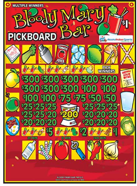 Bloody Mary Bar PK 3W $1 8@$300 $1B 21% 6400 LS