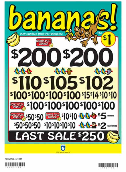 Bananas PK 3W $1 16@$100 (2@$200) $2B 17% 3080 LS