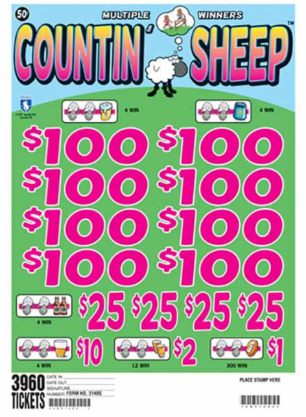 Countin' Sheep 3W $0.50 8@$100 $1B 36% 3960