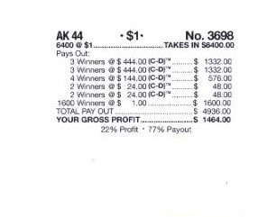 AK 44 3W $1 6@$444 $1B 22% 6400