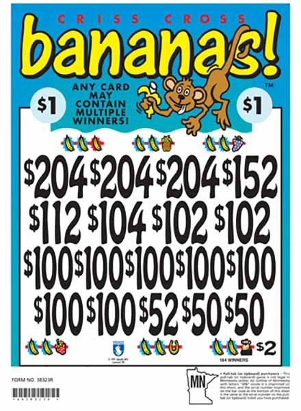 Bananas 3W $1 16@$100 (3@$204) $2B 24% 3160