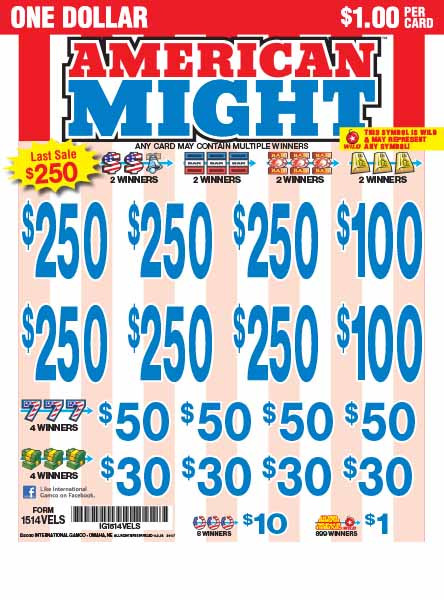 American Might 5W $1 6@$250 $1B 18% 3990 LS