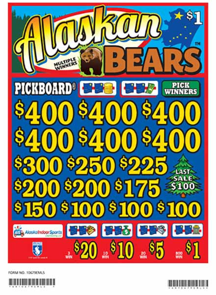 Alaskan Bears Embedded PK 3W $1 6@$400 $1B 23% 7000 LS