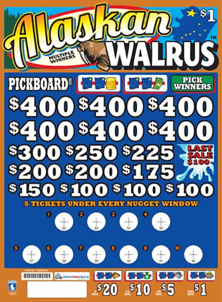 Alaskan Walrus Embedded PK 3W $1 6@$400 $1B 23% 7000 LS