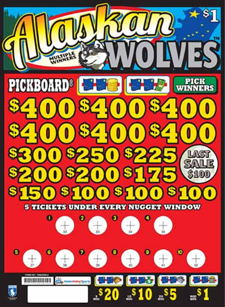 Alaskan Wolves Embedded PK 3W $1 6@$400 $1B 23% 7000 LS