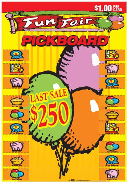 Fun Fair PK 3W $1 12@$100 $2B 13% 3136 LS