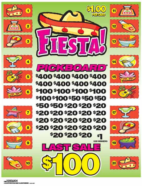 Fiesta PK 3W $1 8@$400 $1B 20% 7252 LS