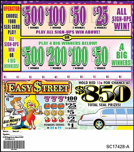 Easy Street Seal 5W $1 1@$500 $1B 29% 1485