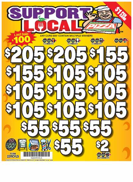 Support Local 3W $1 10@$100 (2@$205) $2B 17% 2744 LS