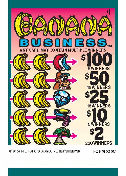 Banana Business 3W $1 8@$100 $2B 15% 2744