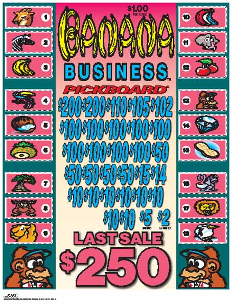Banana Business PK 3W $1 16@$100 (2@$200) $2B 16% 3038 LS