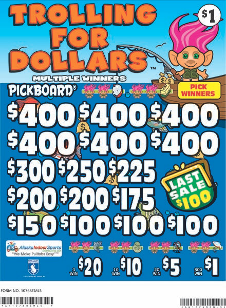 Trolling for Dollars Embedded PK 3W $1 6@$400 $1B 23% 7000 LS