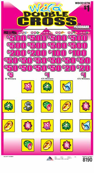 Wild Double Cross PK 3W $1 8@$500 $1B 24% 8190