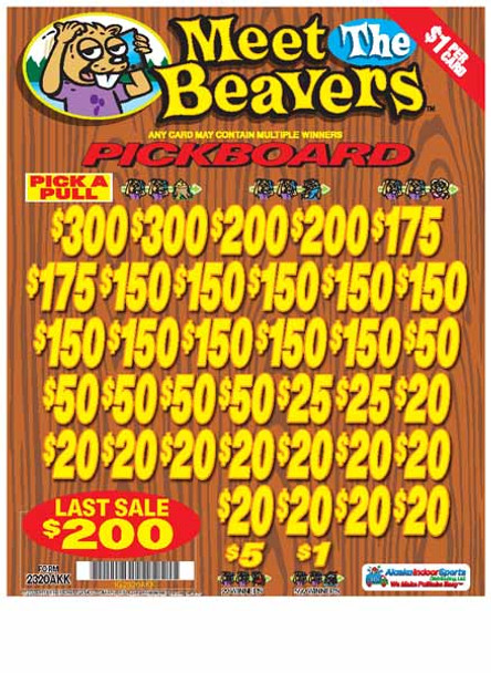 Meet the Beavers PK 3W $1 18@$150 (2@$300) $1B 19% 5292 LS