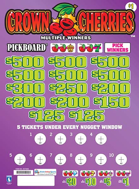 Crown Cherries Embedded PK 3W $1 6@$500 $1B 20% 7000