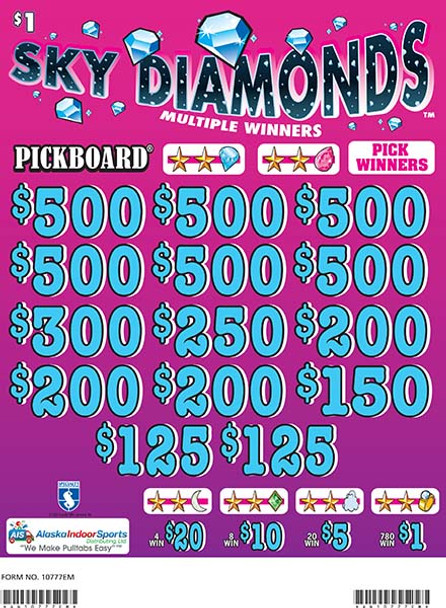 Sky Diamonds Embedded PK 3W $1 6@$500 $1B 20% 7000
