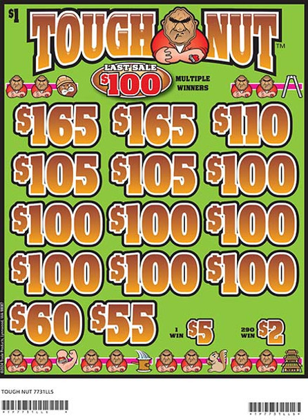 Tough Nut 3W $1 12@$100 (2@$165) $2B 19% 2640 LS