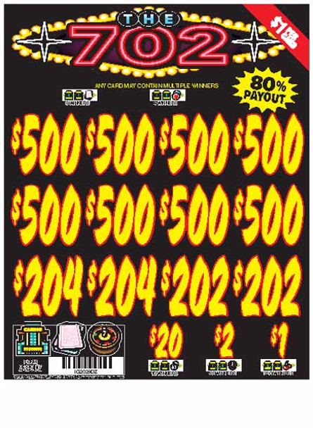 The 702 3W $1 8@$500 $1B 20% 8036