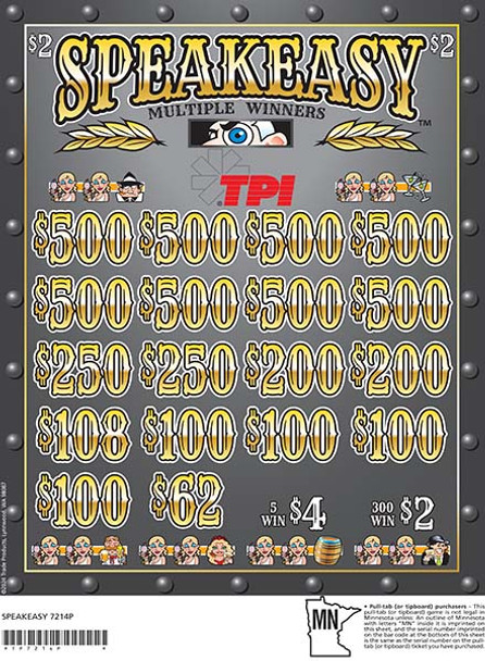 Speakeasy 3W $2 8@$500 $2B 24% 3960