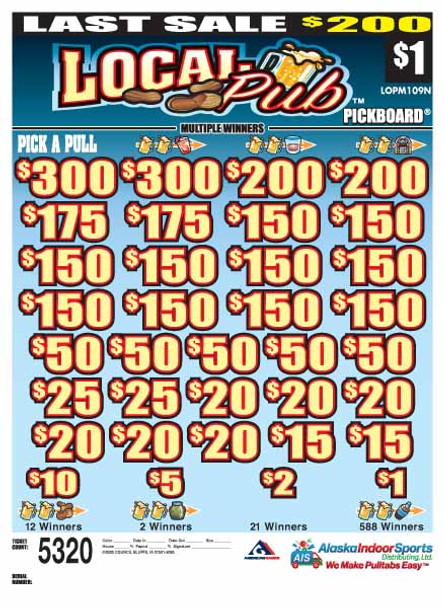 Local Pub PK 3W $1 18@$150 (2@$300) $1B 20% 5320 LS