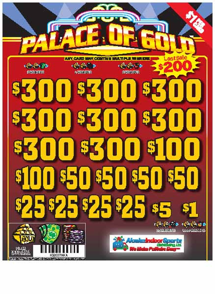 Palace of Gold 3W $1 8@$300 $1B 19% 5194 LS