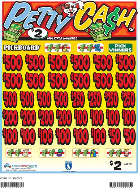 Petty Cash Big PK 3W $2 16@$500 $2B 23% 7920