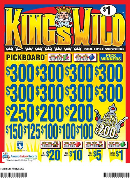 King's Wild Embedded PK 3W $1 8@$300 $1B 21% 6200 LS