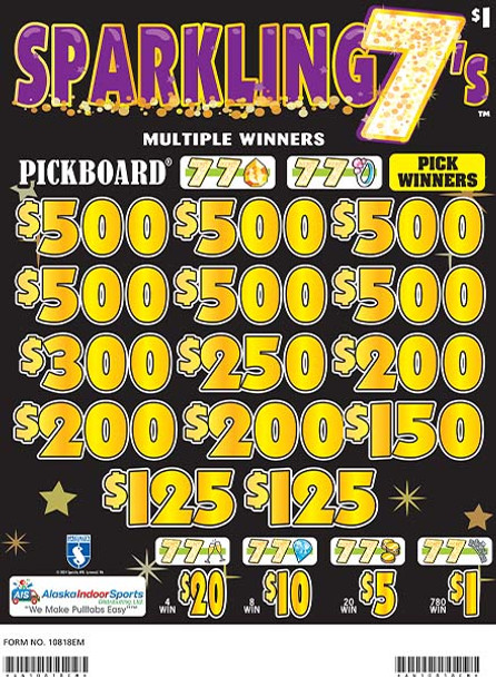 Sparkling 7's Embedded PK 3W $1 6@$500 $1B 20% 7000
