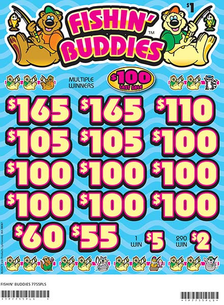 Fishin' Buddies 3W $1 12@$100 (2@$165) $2B 19% 2640 LS