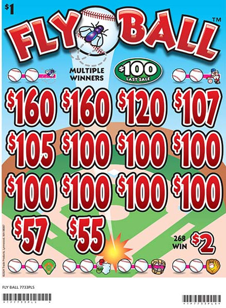 Fly Ball 3W $1 12@$100 (2@$160) $2B 20% 2640 LS