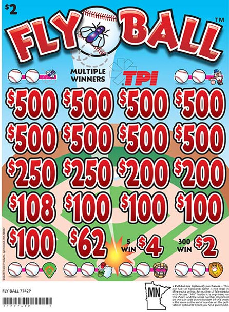 Fly Ball 3W $2 8@$500 $2B 24% 3960