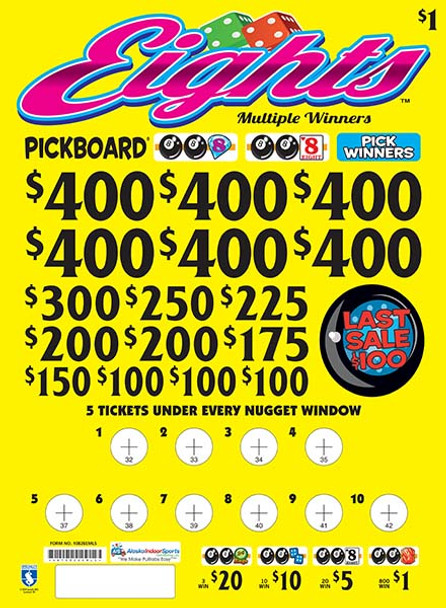 Eights Embedded PK 3W $1 6@$400 $1B 23% 7000 LS