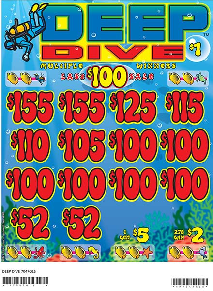 Deep Dive 3W $1 12@$100 (2@$155) $2B 19% 2640 LS