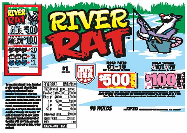 River Rat Verifier 5W $1 1@$500 $1B 28% 945